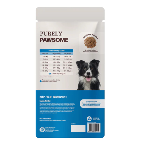 Purely Pawsome Adult Ocean Fish Dry Food 2.4kg - Image 2